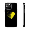 Bold Heart Tough Phone Case - Durable & Stylish Protection for Your Device