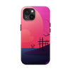 Vibrant Landscape Tough Phone Case - Sunset Design for Adventurers