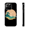 Tough Phone Case - Serene Sailing Sunset Design