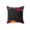 Floral Elegance Throw Pillow - Vibrant Decorative Cushion for Home Décor