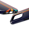 Retro Rainbow Tough Phone Case - Durable Protection for Your Device