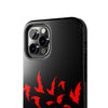 Bold Red Flames Tough Phone Case - Durable Protection for Adventurers