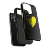 Bold Heart Tough Phone Case - Durable & Stylish Protection for Your Device