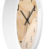 Rustic Natural Wood Wall Clock – Modern Minimalist Timepiece for Home and Office Decor