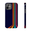 Retro Rainbow Tough Phone Case - Durable Protection for Your Device