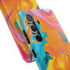 Vibrant Abstract Tough Phone Case | Colorful Protective Cover for Trendsetters