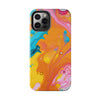 Vibrant Abstract Tough Phone Case | Colorful Protective Cover for Trendsetters