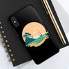 Tough Phone Case - Serene Sailing Sunset Design