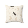 Cozy Bear Print Throw Pillow – Perfect for Home Decor