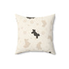 Cozy Bear Print Throw Pillow – Perfect for Home Decor