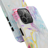 Colorful Marble Tough Phone Case - Durable and Stylish Protection