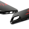 Bold Red Flames Tough Phone Case - Durable Protection for Adventurers