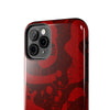 Bold Red Abstract Tough Phone Case - Durable & Unique Protection