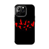 Bold Red Flames Tough Phone Case - Durable Protection for Adventurers