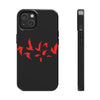 Bold Red Flames Tough Phone Case - Durable Protection for Adventurers