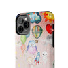 Colorful Kids’ Phone Case – Cute Cartoon Design with Balloons and Animals