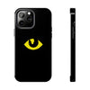 Mystic Eye Tough Phone Case - Durable Black Protector for Trendsetters