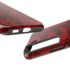 Bold Red Abstract Tough Phone Case - Durable & Unique Protection