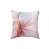 Blossoming Floral Square Pillow - Soft Home Decor Cushion for Relaxation & Comfort