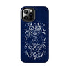 Artistic Tough Phone Case - Tribal Cat Design