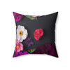 Floral Elegance Throw Pillow - Vibrant Decorative Cushion for Home Décor