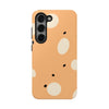 Abstract Polka Dot Tough Phone Case - Durable Protective Cover for Stylish Communication