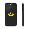 Mystic Eye Tough Phone Case - Durable Black Protector for Trendsetters