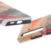 Elegant Cherry Blossom Phone Case - Tough Protection with Scenic Mountain Design