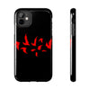 Bold Red Flames Tough Phone Case - Durable Protection for Adventurers