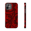 Bold Red Abstract Tough Phone Case - Durable & Unique Protection