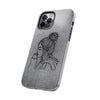 Stylish Tough Phone Cases with Artful Line Drawing - Perfect Gift for Teens and Young Adults