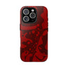 Bold Red Abstract Tough Phone Case - Durable & Unique Protection