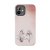 Floral Tough Phone Case - Elegant Botanical Design for Nature Lovers