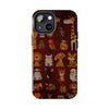 Colorful Animal-Inspired Tough Phone Case - Durable Protection for Animal Lovers