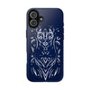 Artistic Tough Phone Case - Tribal Cat Design