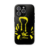 Tough Phone Cases - Durable Protection with Edgy Yellow Design