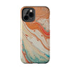 Artistic Tough Phone Cases – Colorful Abstract Marble Design