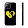 Broken Heart Tough Phone Case - Durable Design for Trendsetters