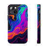 Vibrant Abstract Tough Phone Cases - Shockproof Protection with Colorful Design