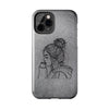 Stylish Tough Phone Cases with Artful Line Drawing - Perfect Gift for Teens and Young Adults