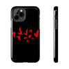 Bold Red Flames Tough Phone Case - Durable Protection for Adventurers