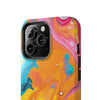 Vibrant Abstract Tough Phone Case | Colorful Protective Cover for Trendsetters