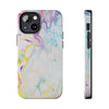 Colorful Marble Tough Phone Case - Durable and Stylish Protection