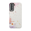 Artistic Tough Phone Cases - Vibrant Watercolor Splash Design