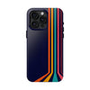 Retro Rainbow Tough Phone Case - Durable Protection for Your Device