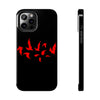 Bold Red Flames Tough Phone Case - Durable Protection for Adventurers