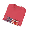 USA Flag Teens T-Shirt, Comfort Summer Wear, Trendy Fashion Tee, Softstyle Tee, Unisex Tee