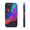 Vibrant Abstract Tough Phone Cases - Shockproof Protection with Colorful Design