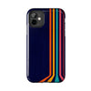 Retro Rainbow Tough Phone Case - Durable Protection for Your Device