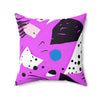 Vibrant Contemporary Square Pillow - Abstract Design for Modern Home Decor